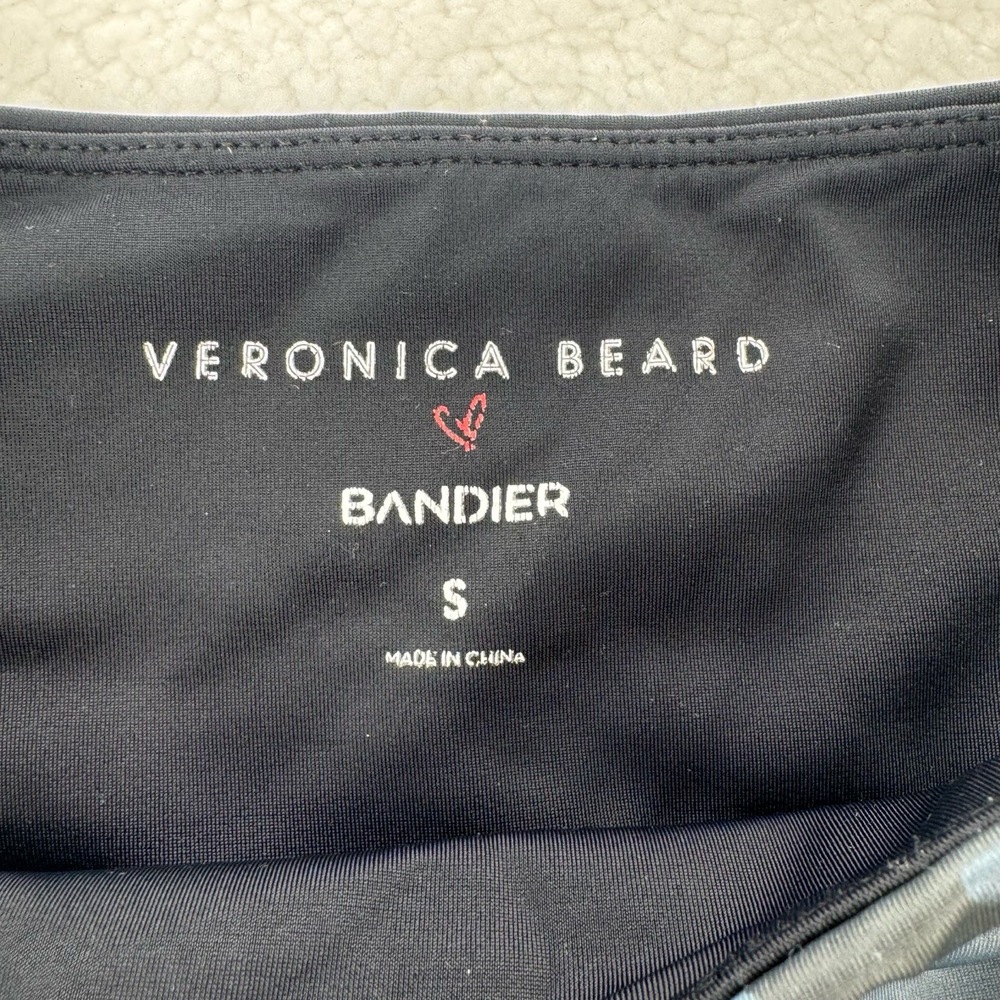 Veronica Beard X Bandier Ronda Leggings Camo Metallic Side Stripe Sophisticated - Picture 8 of 11